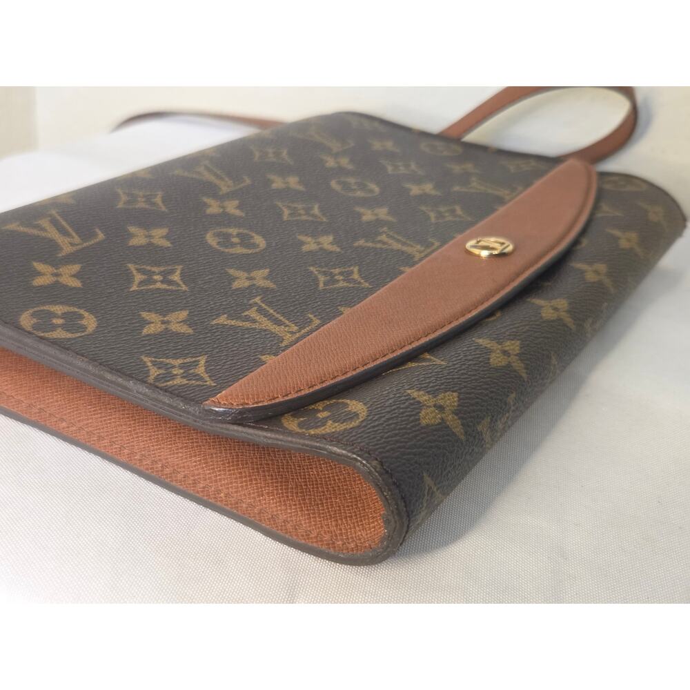 Louis Vuitton Monogram Bordeaux Bag Clutch Crossbody Vintage LV Removable Strap - Picture 5 of 16